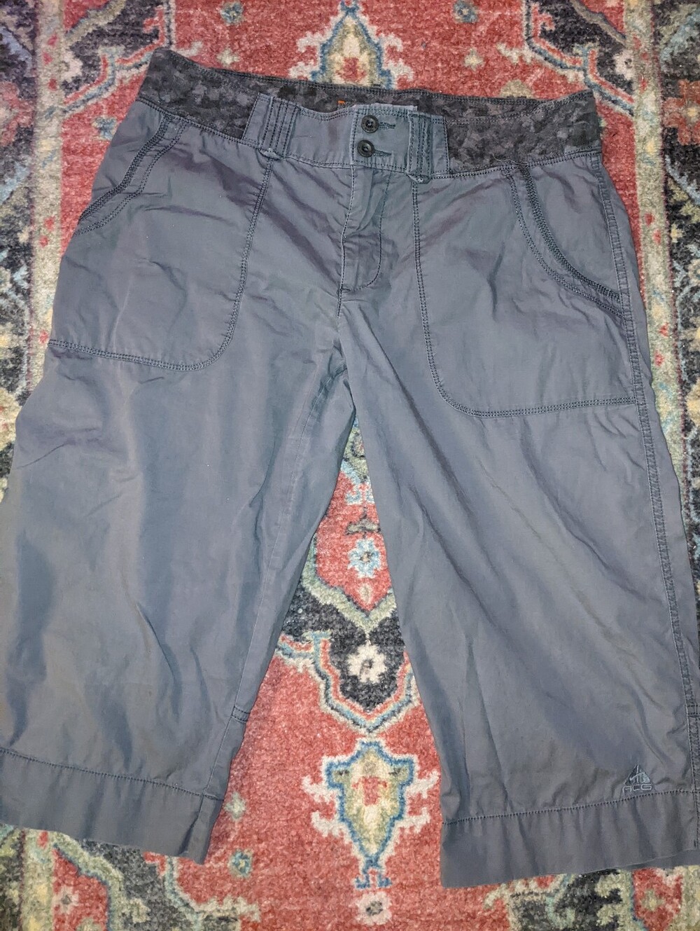 Nike All Conditions Gray Ladies Hiking Capris 6